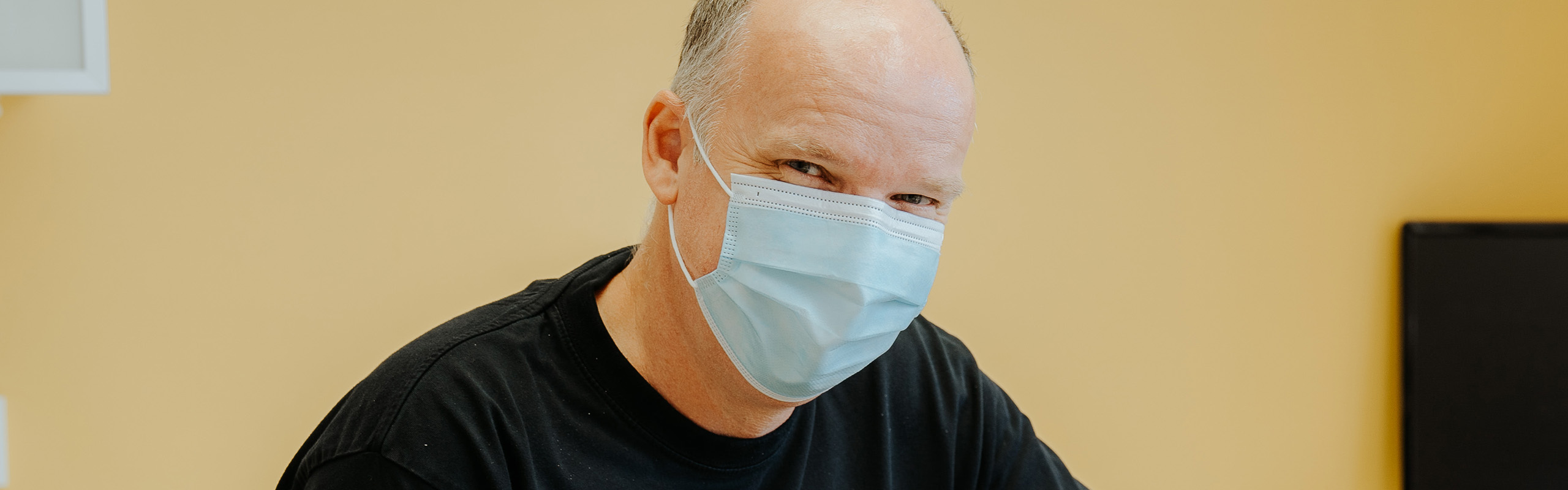 In der Zahnarztpraxis Frank Kruse in Wutöschingen-Horheim werden Senioren behandelt